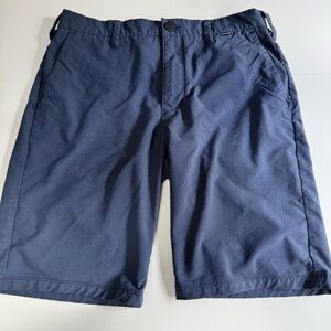 Hurley Shorts Mens Size 31 Waist Navy Blue Quick Dry Lightweight Active